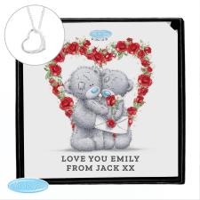 Personalised Me to You Sentiment Heart Necklace in Box Image Preview